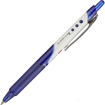 Ручка - роллер автоматическая Pilot BLRT-V5 (L), синий стержень, 0,5 мм, игольчатый пишущий узел, металлический клипс