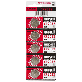Батарейка литиевая Maxell BL5 / 3V / CR2032, 5шт/уп.