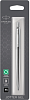 Ручка гелевая PARKER Jotter Core K694 Stainless Steel CT M, черный стержень. Корпус: нержавеющая сталь, цвет отделки: хром. Блистер.