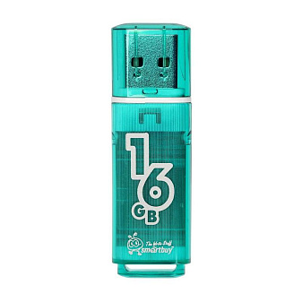 Флеш-носитель SmartBuy "Glossy" 16Gb , оснащённым USB-портом.
