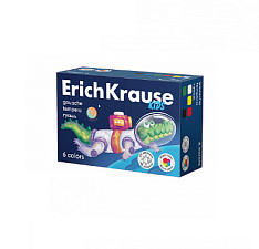 Гуашь 6 цветов ErichKrause Kids Space Animals с УФ защитой яркости 20мл