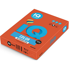 Бумага IQ COLOR формат А-4, плотность 80 г/м2, 500 листов, цвет кирпично-красный Интенсив ZR09