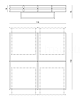  Журнальный столик Acer IPE Cavalli (Visionnaire), цвет золото. Размер (ДхШхВ): 150x150x35мм