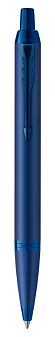 Ручка шариковая PARKER IM Monochrome K328 Blue PVD M синий стержень, корпус: металл, отделка PVD покрытие, подарочная упаковка