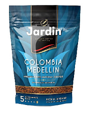 Кофе "JARDIN "Сolombia Medelin" растворимый сублимированный в мягкой упаковке 150гр