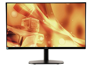 Монитор 23,8 " AOC 24B2XD, 1920x1080 (FullHD) 75 Гц, IPS, LED, 4 мс, контрастность 3000:1, яркость 250 Кд/м², 178°/178°, видеоразьемы: DVI, VGA (D-Sub), регулировка наклона, крепление VESA 100х100, цвет черный матовый
