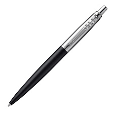 Ручка шариковая PARKER Jotter XL K-69 Matte Black CT M синий стержень, полированная нержавеющая сталь, матовый черный лак, подарочная упаковка