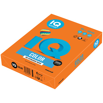 Бумага IQ COLOR формат А-4, плотность 160 г/м2, 250 листов, цвет горчичный Интенсив IG50 