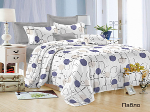 Комплект постельного белья 1,5-спальный Микросатин Satin Collection "Пабло" Простыня 145х215 см, пододеяльник 143х215 см, наволочка 70х70 см- 2шт