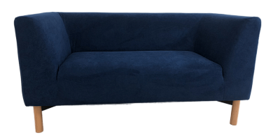 Диван Дали 2-местный велюр темно-синий Formula 788 (1 категория). Размер (ШхГхВ): 1490х750х755 мм.