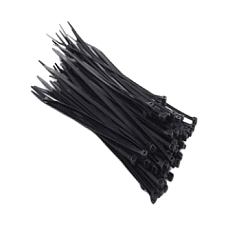 Хомут нейлоновый (кабельная стяжка) REXANT (07-0151) nylon 2,5мм, длина 150мм 100 шт черные