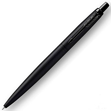 Ручка шариковая PARKER Jotter Monochrome XL SE-20 черный матовый M синий стержень, нержавеющая сталь, отделка чёрное PVD покрытие, подарочная упаковка