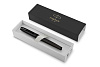 Роллер PARKER IM Achromatic T317 Matt Black F, черные чернила, корпус: латунь ювелирная, черная отделка. подарочная упаковка