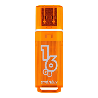 Флеш-носитель SmartBuy "Glossy" 16Gb , оснащённым USB-портом.