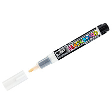 Маркер мелковый MunHwa "Black Board Marker", белый, круглый наконечник, толщина линии 3 мм, водная основа