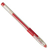 Ручка гелевая Pilot BLGP-G1 Grip, красный стержень, 0,5 мм, прозрачный корпус, резиновая манжетка