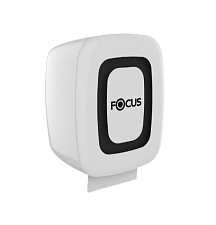 Держатель для листовой туалетной бумаги  Focus пластиковый, белый.  Размеры (ШхВхГ): 11,3х19,3х25.9 см. 
